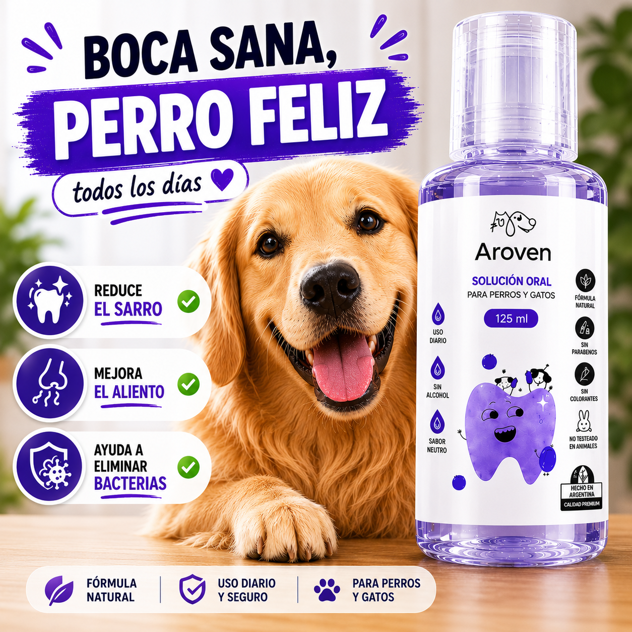 Cada vez que bebe, cuida su boca🐾